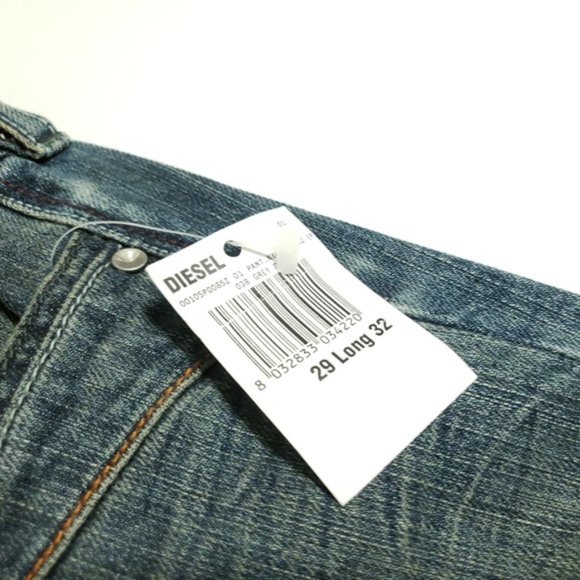 NWT Diesel KYCUT STRAIGHT Faded Jeans 29 - Picture 2 of 8